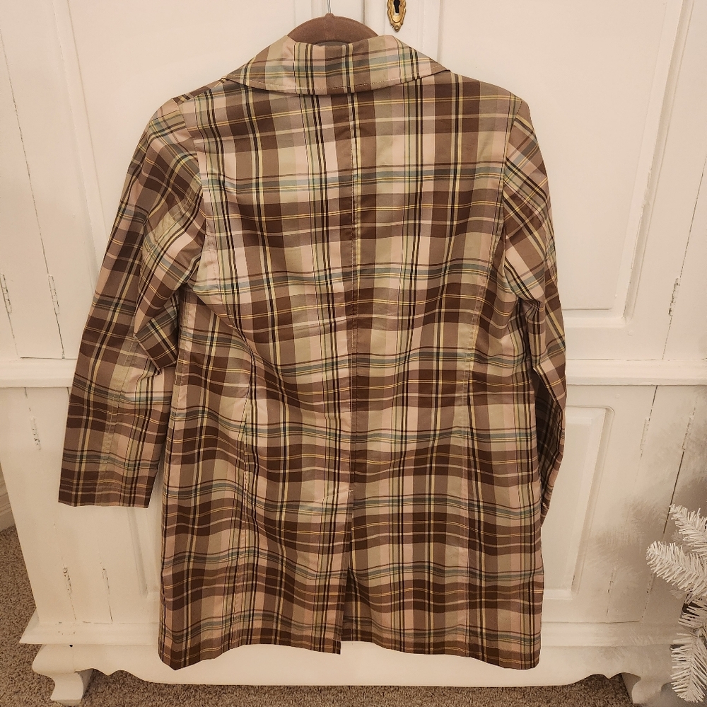 SOLD GAP Plaid Coat - Picture 3 of 3